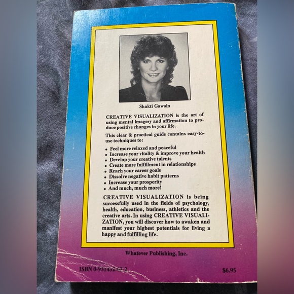 Creative Visualization by Shakti Gawain! 1978 paperback Used Copy! - Picture 6 of 6